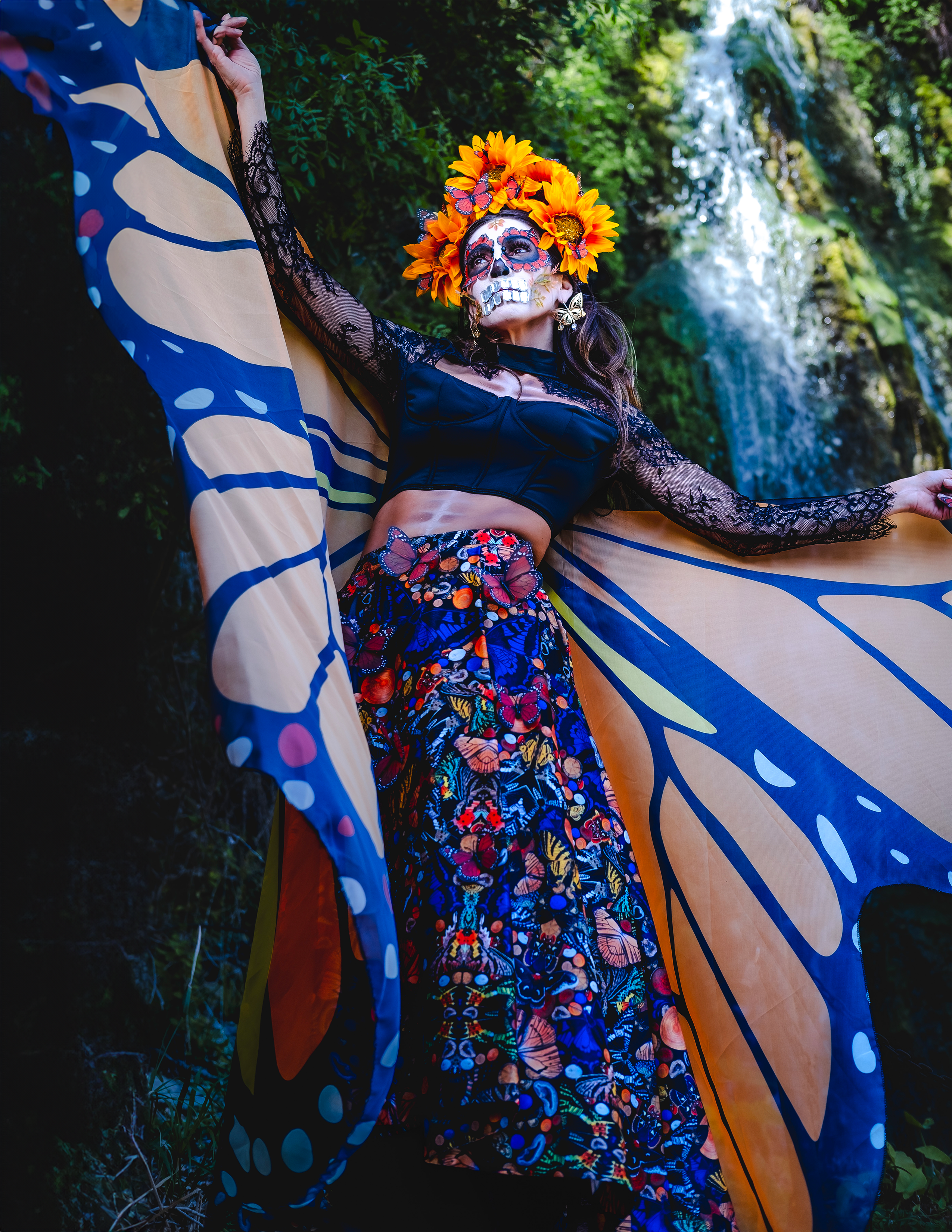 The Monarch butterflies arrive at their winter home in Mexico every fall on November 1st during the Día de los Muertos celebration