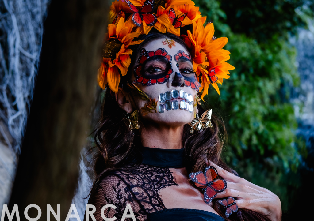 Catrina Monarca, an exclusive icon created to represent the journey of the souls of the departed to the realm of the living.