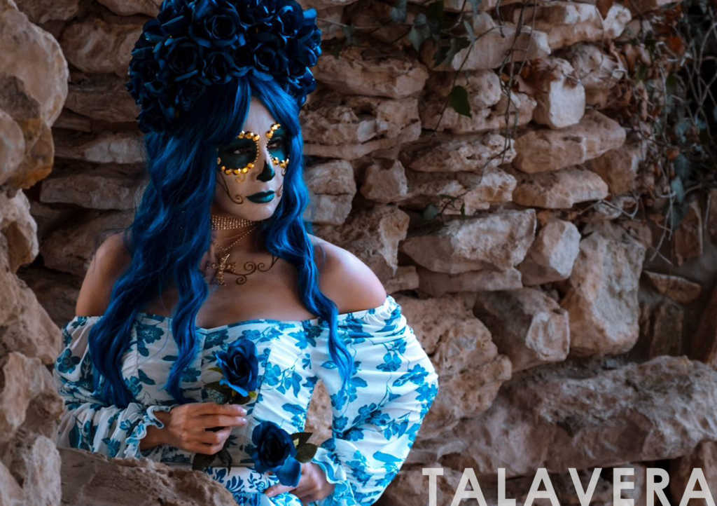 Talavera Catrina was created to pay homage to one of Mexico’s renowned art craftsmanship, the Talavera pottery. 