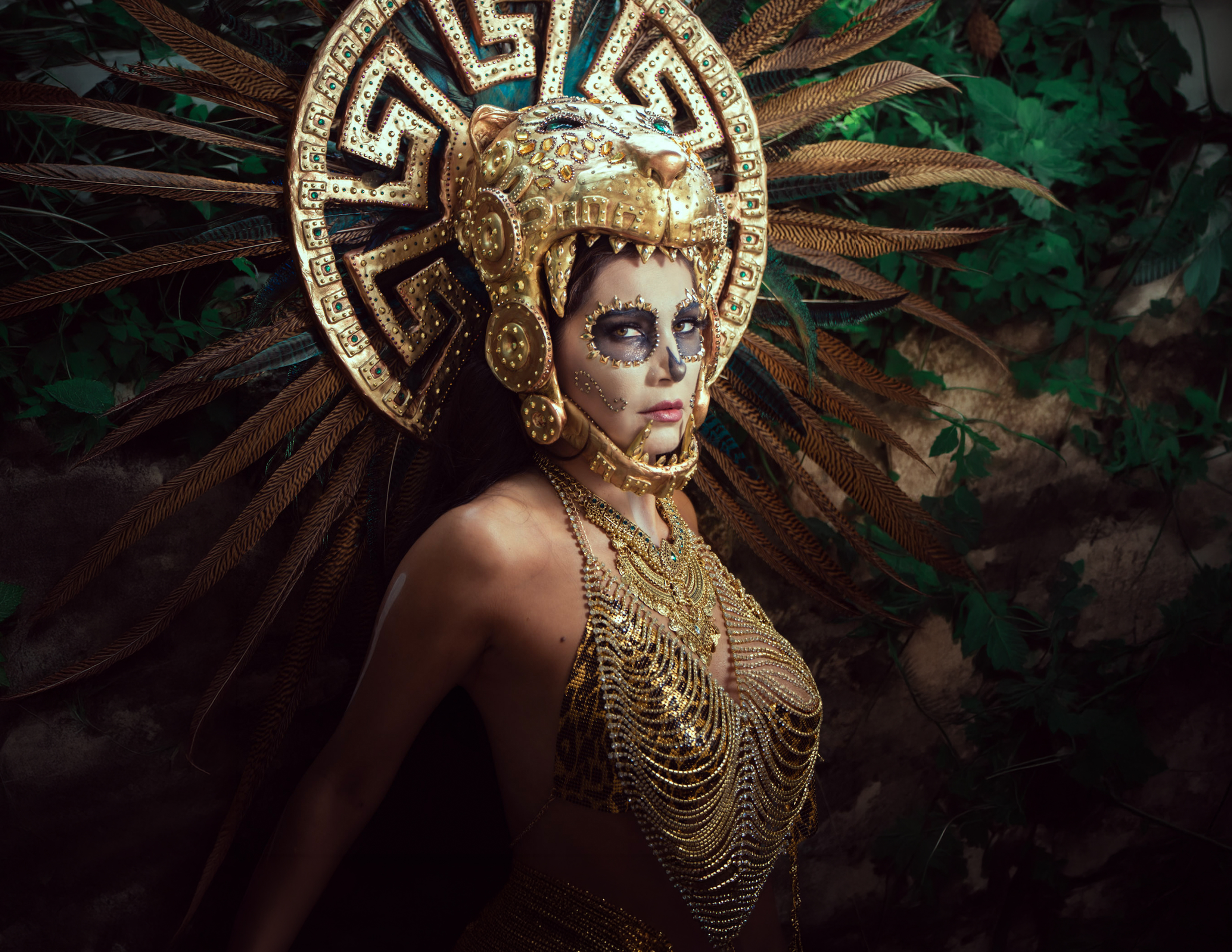 Catrina Ocelotl honors the warrior spirit of the jaguar, one of Mexico’s most enduring ancestral symbols and a sacred figure in Mexica culture. Inspired by the elite Jaguar Warriors and the ceremonial traditions of competition in ancient Mesoamerica, this icon celebrates strength, courage, agility, and resilience across generations. Bridging ancestral symbolism with contemporary cultural storytelling, Catrina Ocelotl reimagines the spirit of the ocelotl through a tribute to unity, movement, and Mexico’s living heritage.