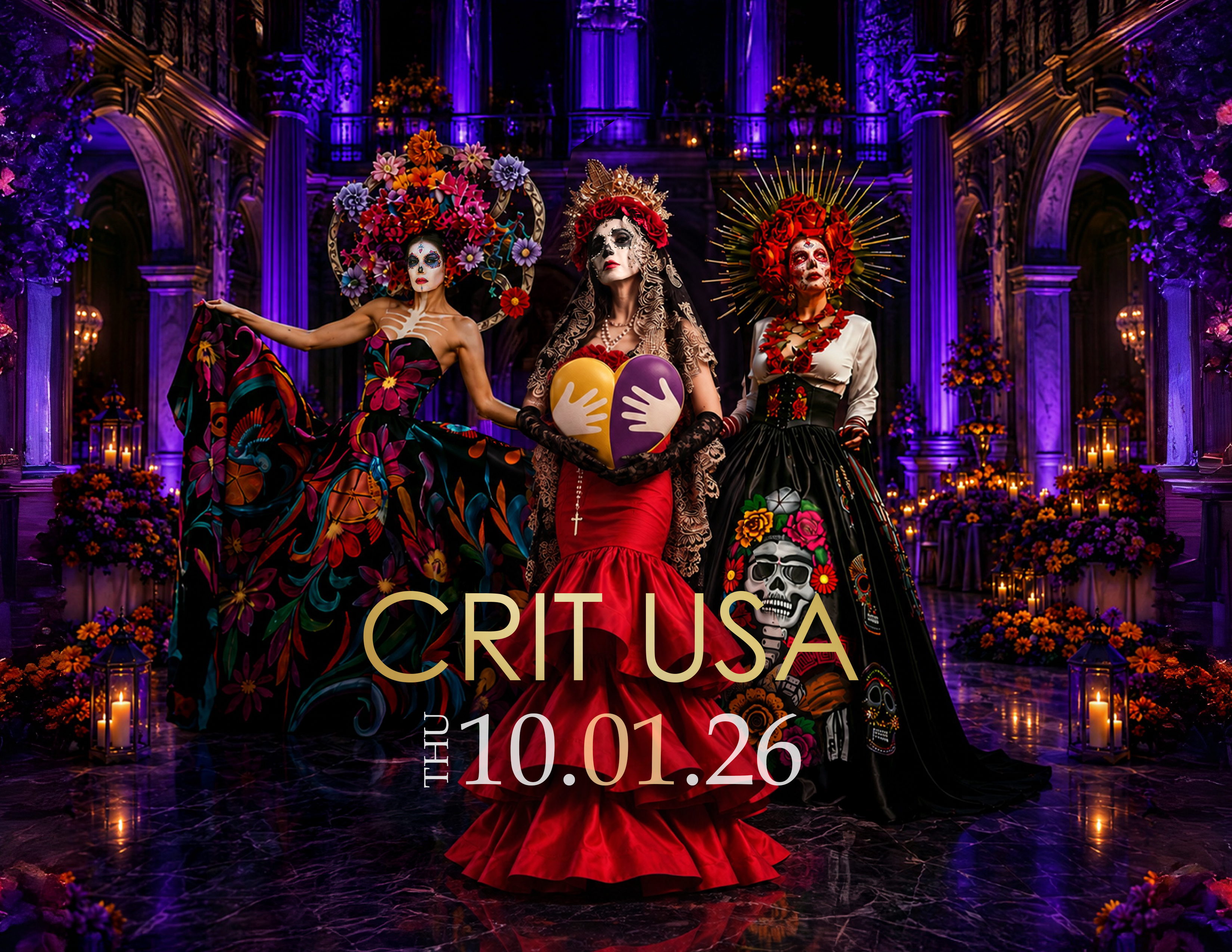 The Children’s Rehabilitation Institute TeletonUSA (CRIT) invites you to join us for Noche de Catrinas, its premier fundraising event in Laredo, benefiting children and families receiving life changing rehabilitation services. Join us on Wednesday, October 21, 2026, from 6:00 PM to 9:00 PM at Paseo Real Banquet Hall, 2335 Endeavor Drive, Laredo, Texas 78041, for an extraordinary evening featuring iLaCatrina®’s signature Día de los Muertos Live Experience.