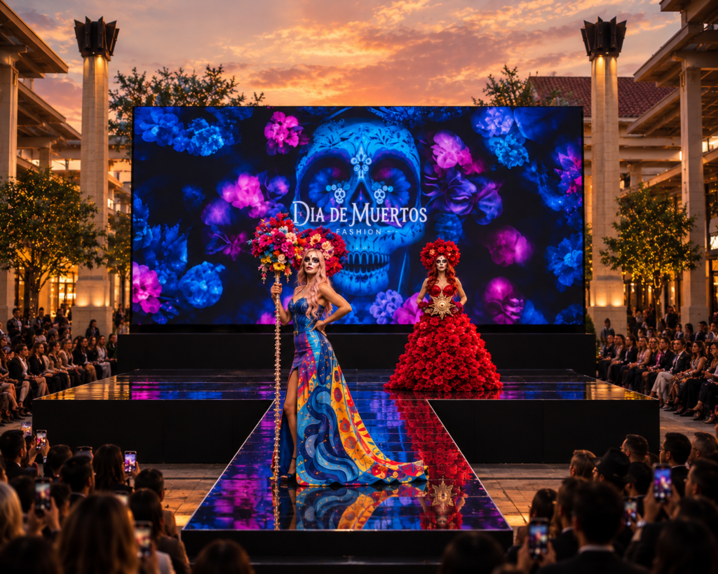 iLaCatrina® returns to The Shops at La Cantera on Sunday, October 11, 2026, bringing its signature Catrinas to Center Court in an open-air cultural runway experience. Discover Ancestral México, inspired by the ancestral roots, symbolism, and artistic traditions of Mexico, and Puro Corazón, a celebration of the color, artistry, and cultural expressions that embody the spirit of México. Handcrafted Catrina couture comes to life through immersive visual storytelling, music, and live performance, creating a runway experience where each Catrina carries its own story.