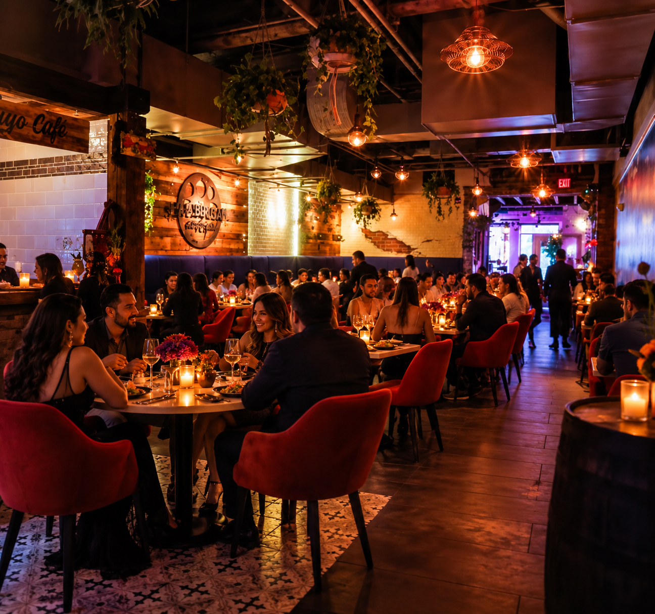 Guests are invited to RSVP for dinner at La Fábrica before the runway, enjoy the atmosphere, signature Día de los Muertos cocktails and a full evening of dining before the show begins. Arriving early for dinner turns the night into a full experience, giving guests time to settle in, celebrate, enjoy the restaurant and then continue directly into the iLaCatrina® runway and entertainment.